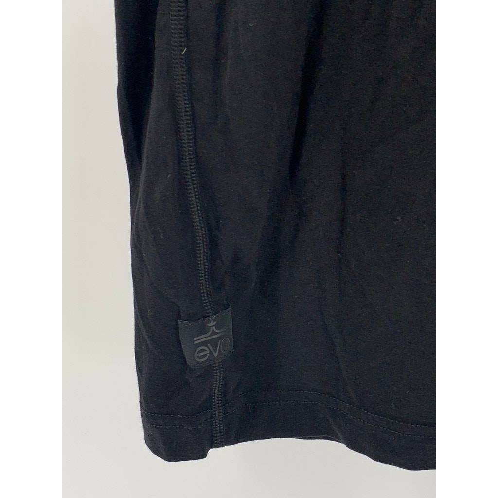 Evo Men's Black Merino Wool Short-Sleeve T-Shirt Sz L — image 7 of 8